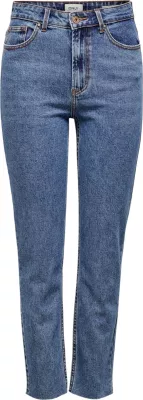Xhinse për femra Only ONLEMILY HW ST RAW CR AN MAE05 NOOS, blu të errëta denim