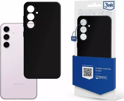 Mbështjellës 3MK Matt Case për Samsung Galaxy S24, TPU, karikim wireless, i zi, 1 copë
