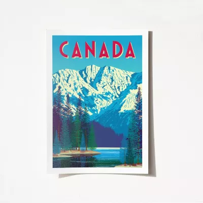 Poster A4, Kanada - 1976, shumëngjyrësh