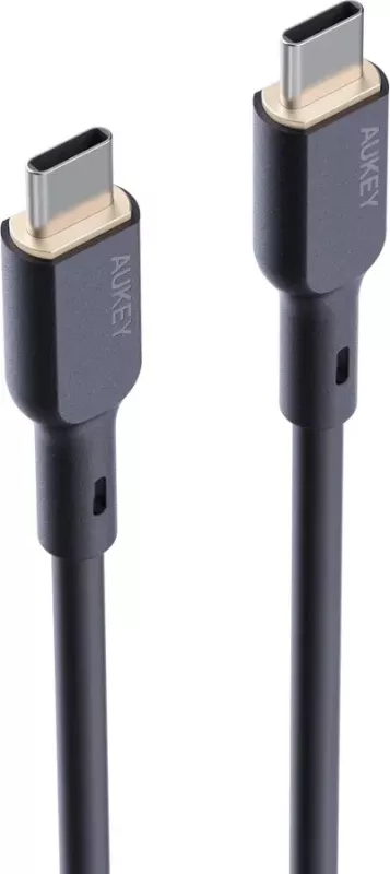 Kabllo AUKEY CB-SCC101 USB-C Type-C PD 100W 5A 1m Silikon, e Zezë