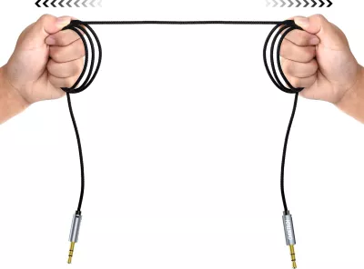 Kabllo audio Choetech AUX002, mini jack 3.5mm (mashkull-mashkull), 1.2m, e zezë