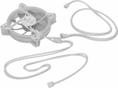 Ventilator kasë PC Modecom Volcano Apex 120 ARGB Reverse FAN-APEX-120R-ARGB-20 120mm 4-pin PWM i bardhë, 1 copë