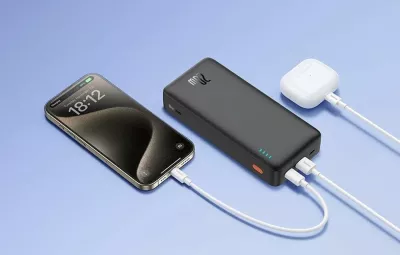 Powerbank Baseus Airpow 20000mAh 20W, e zezë