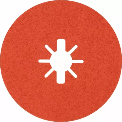 Disk fibër abraziv Bosch EXPERT R782 Prisma Ceramic X-LOCK 125 mm, Ø22.23 mm, G60, set 5 copë