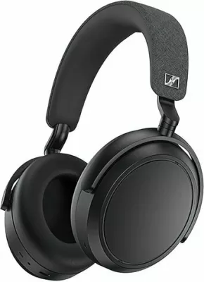 Kufje Sennheiser Momentum 4 pa tela me anulim adaptiv të zhurmës, të zeza