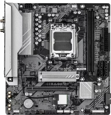Pllakë amë GIGABYTE B650M GAMING WIFI6E, AM5, mATX, DDR5, Wi‑Fi 6E, 2.5GbE