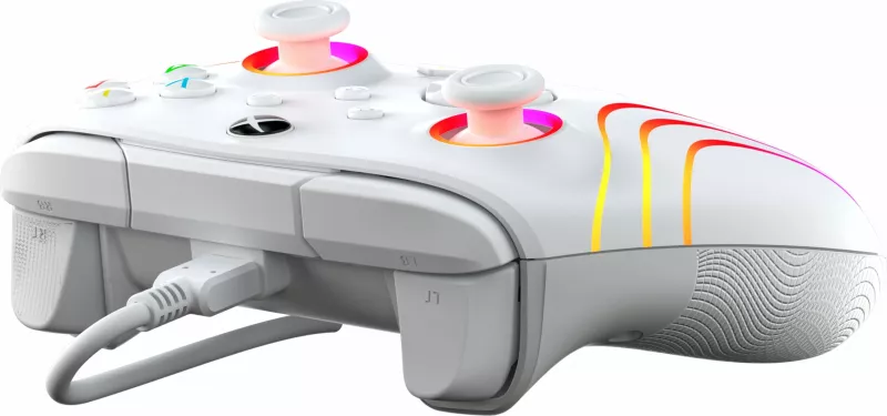 Gamepad PDP Afterglow Wave, Xbox Series X|S, PC, i bardhë