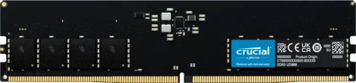 RAM Memorje Crucial CT8G48C40U5 8GB DDR5-4800 UDIMM CL40 1.1V, e zezë