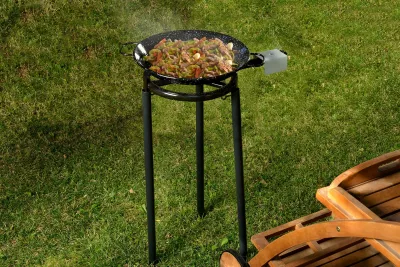 Grill BBQ Hermia, Smalto Mini, i zi, portativ, 45x45x84cm