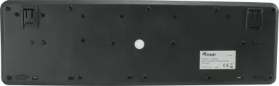 Tastierë me maus Equip 245201, full-size, USB, QWERTY, e zezë