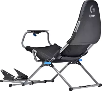 Karrige/kokpit simulimi garash Playseat Challenge X Logitech G Edition, e palosshme, e zezë