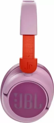 Kufje Bluetooth për fëmijë JBL JR460NC, ANC, limit volumit 85 dB, 20/30 orë bateri, rozë