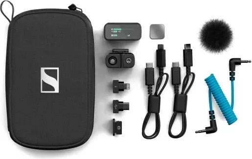 Mikrofon pa tela Sennheiser PROFILE WIRELESS 1-channel set, kondensator, për kamera, i zi, set