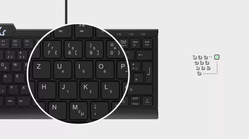 Tastierë KeySonic KSK-5010ELC, me kabllo, LED, QWERTZ, e zezë