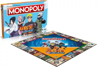 Lojë tavoline Winning Moves Monopoly Naruto Shippuden, edicion Naruto
