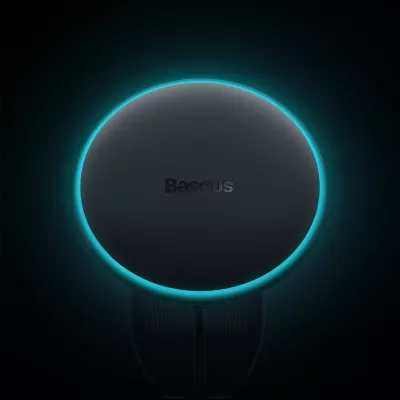 Mbajtës magnetik Baseus CW01 për iPhone, karikues wireless 15W, për grilë ventilimi, i zi