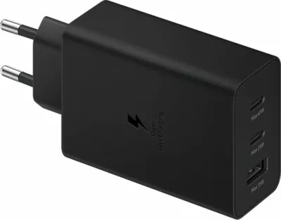 Karikues rrjeti Samsung EP-T6530 65W, 1x USB-A + 2x USB-C, 3A, i zi