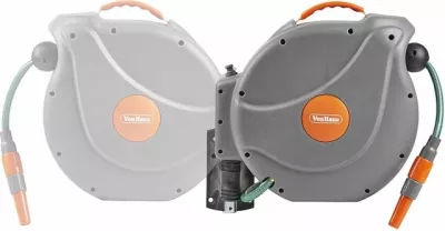 Rrotullues automatik zorre muri VONHAUS 2515289, 20 m, rrotullim 180°, gri/portokalli