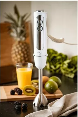 Blender dore ADLER AD4625W 850W/1500W 5 shpejtësi, turbo, çelik inox, bardhë