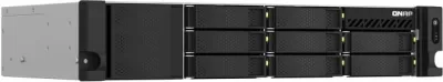 NAS server QNAP TS-873AeU-4G, 8-bay, 4GB RAM, 2x2.5GbE, 2U rack short-depth, i zi