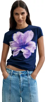 Maicë për femra Desigual TS_YOKOHAMA 26WWTK51, e kaltër [Madhësia: XS]