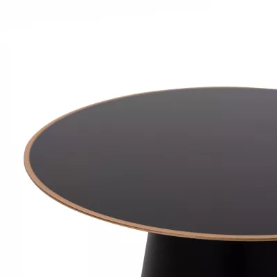 Tavolina kafeje 2 copë BALLI FH9996 rrethore metalike në të zezë Φ50 & Φ40 cm.
