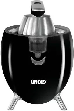 Shtrydhëse agrumesh, UNOLD, Power Juicy 78135, krah levë, 2 kone për fruta të mëdha e të vogla, e zezë/argjend