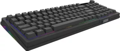 Tastierë mekanike Aqirys Atria, 96%, 95 taste, RGB, me kabllo, e zezë