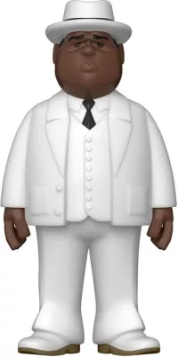 Figurinë koleksionuese Funko Vinyl Gold 12\" Biggie Smalls White Suit 30.5 cm, e bardhë