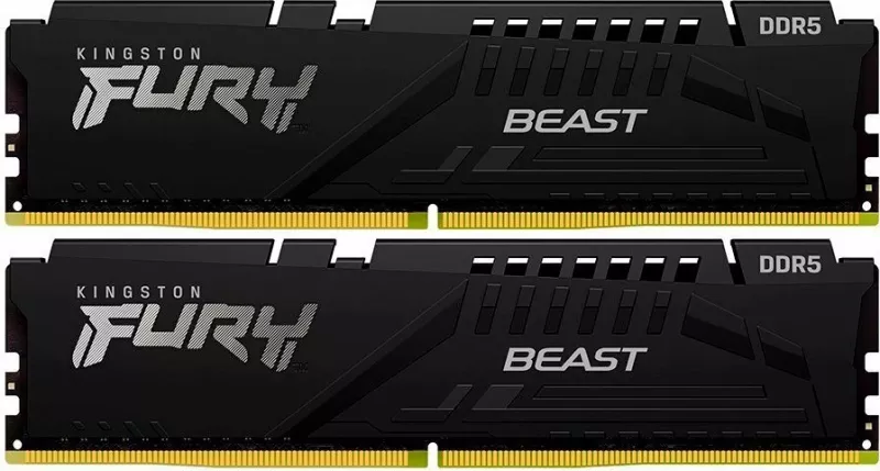 RAM Memorje Kingston FURY Beast 32GB (2x16GB) DDR5 6000MT/s CL30 DIMM EXPO, e zezë