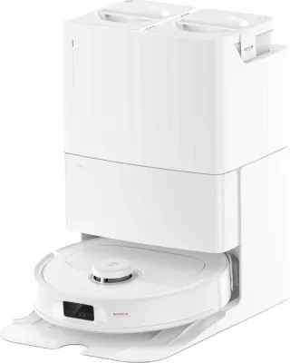 Robot fshesë me korrent Roborock QRevo MaxV 7000Pa me dok zbrazës/larës + mop, Wi‑Fi, 180 min, e bardhë