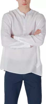 Këmishë polo me mëngë të gjata Antony Morato KILIS MMSL00758-FA400094, e bardhë [Madhësia: XXL]