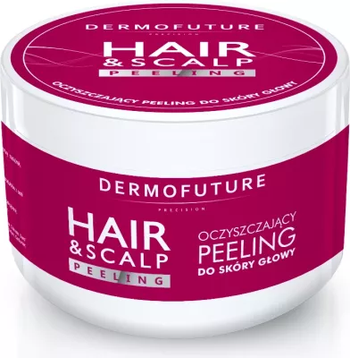 Peeling për skalp dhe flokë Dermofuture Hair&Scalp Peeling cleansing scalp scrub për femra, 300ml