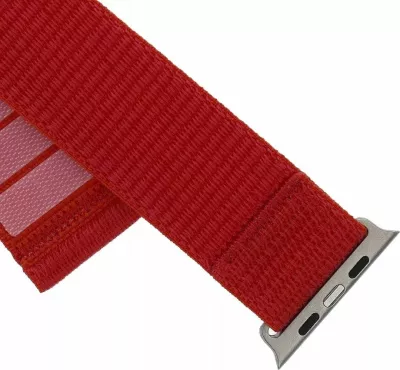 Rrip sportiv për Smartwatch Fixed Nylon Sporty Strap FIXNST2-1029-RD për Apple Watch Ultra 49mm, 160-210 mm, i kuq