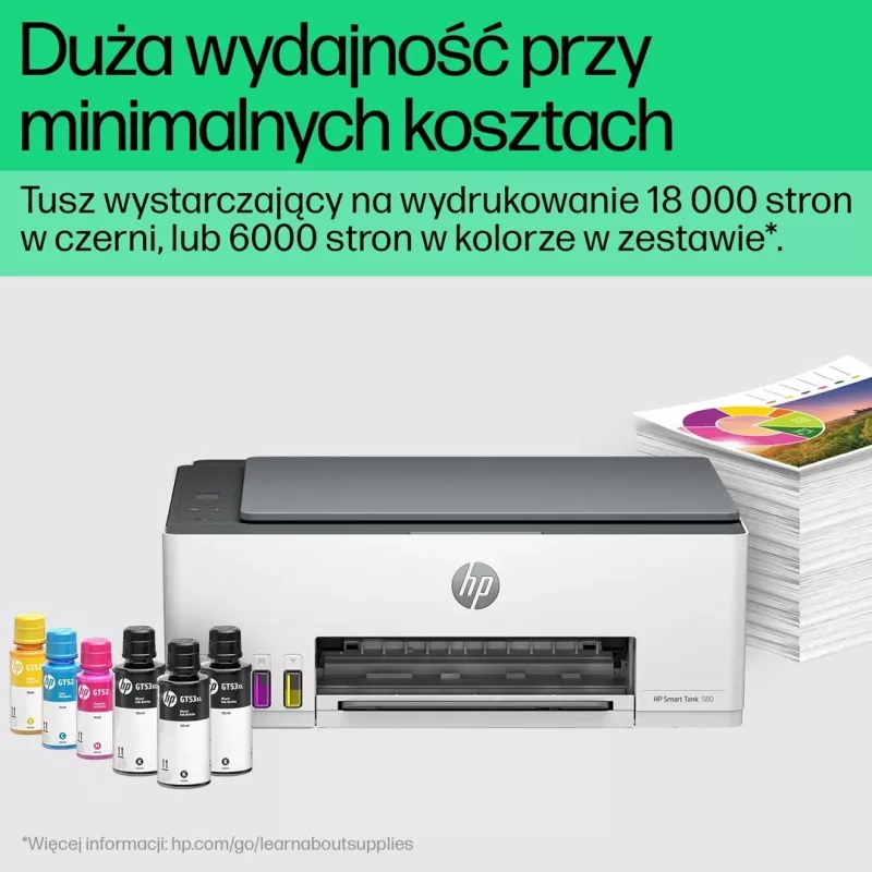 Printer All-in-One HP Smart Tank 580, për shtëpi dhe zyrë