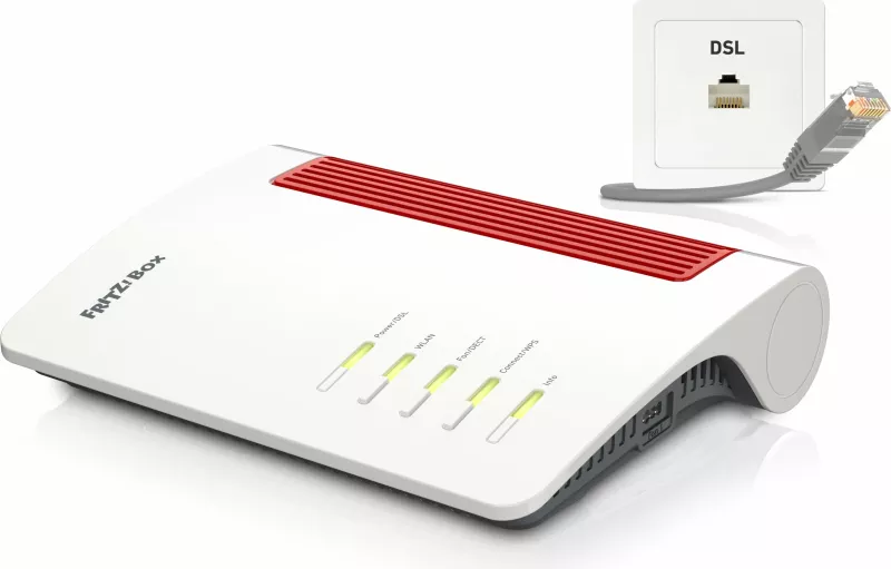Router tavoline AVM FRITZ!Box 7690, Wi-Fi 7, Dual-band, i bardhë