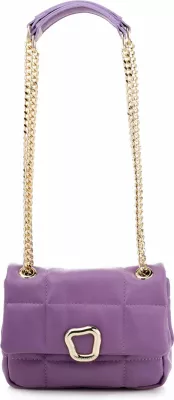 Çantë shpatulle ngjyrë vjollcë, Vince Camuto, Bologna