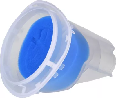 Aspirator portativ Black & Decker WDC215WA, Blu, pa qese