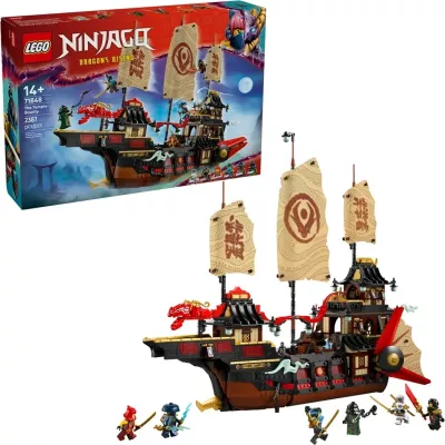 Set LEGO NINJAGO The Temple Bounty 71848 me 6 minifigura
