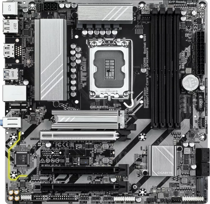 Pllakë amë Gigabyte B860M DS3H, LGA1851