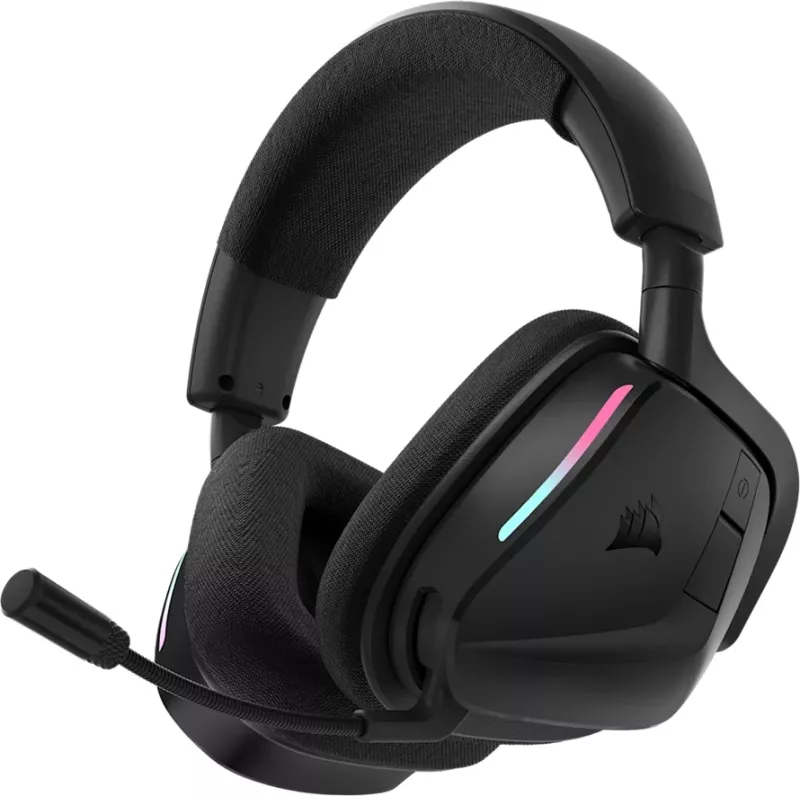 Kufje Corsair VOID WIRELESS v2, wireless gaming, 50mm, RGB, Dolby Atmos, Carbon
