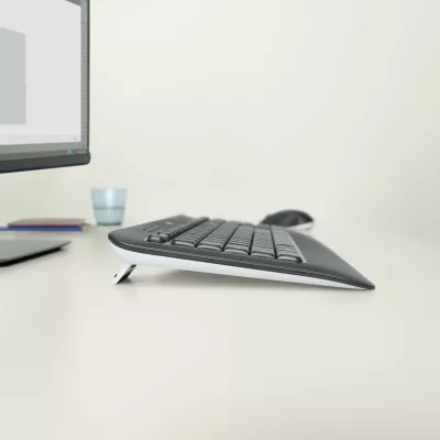 Set tastierë AZERTY Logitech MK540 wireless me maus, e zezë-bardhë