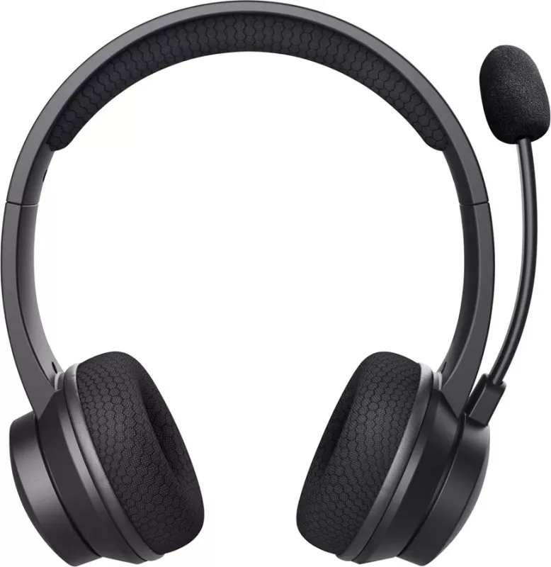 Kufje Trust Ayda, me kabllo dhe pa kabllo, Bluetooth, USB Type-C, të zeza
