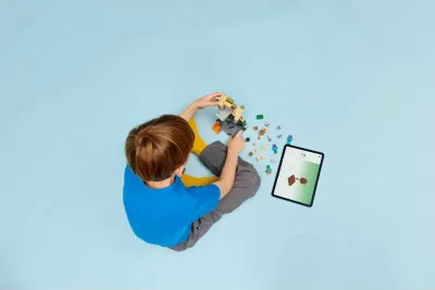 Lodra ndërtimi Lego Minecraft për fëmijë