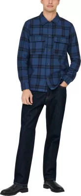 Xhinse për meshkuj Only & Sons ONSEDGE Straight Rinse 4942, denim blu e errët [Madhësia: W33 L34]