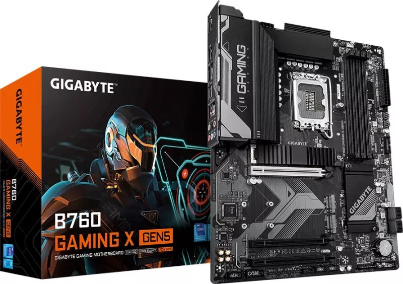 Pllakë amë GIGABYTE B760 GAMING X GEN5 LGA1700, 4x DDR5, ATX