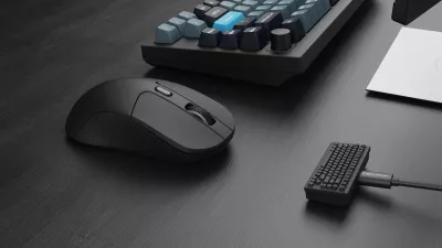Maus gaming wireless Keychron M3 4K 26000 DPI, i zi