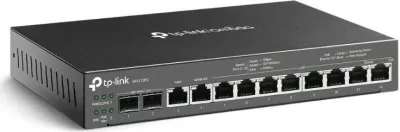 Router TP-LINK ER7212PC Omada 3-në-1, Gigabit, PoE+, i zi