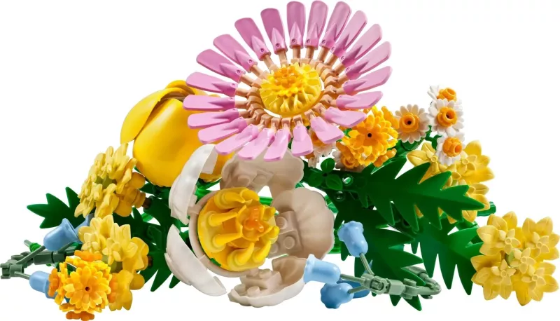 Set LEGO ICONS 10347 Little Sunny Bouquet, 373 pjesë, shumëngjyrëshe