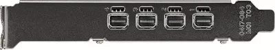 Kartë Grafike PNY T1000 8GB GDDR6, me 4 Mini DisplayPort